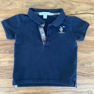 Burberry Baby Navy Polo Shirt (size 18 mths)